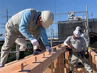 交野市私市：カタノ寝装様邸 木造2階建新築工事