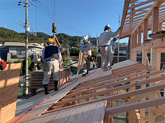 交野市私市：カタノ寝装様邸 木造2階建新築工事