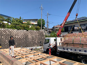 交野市妙見坂：大良工務店B号地 木造平屋建スーパーウォール工法・ZEH仕様