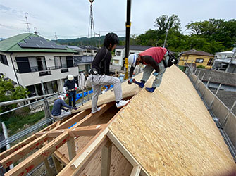 交野市妙見坂：大良工務店B号地 木造平屋建スーパーウォール工法・ZEH仕様